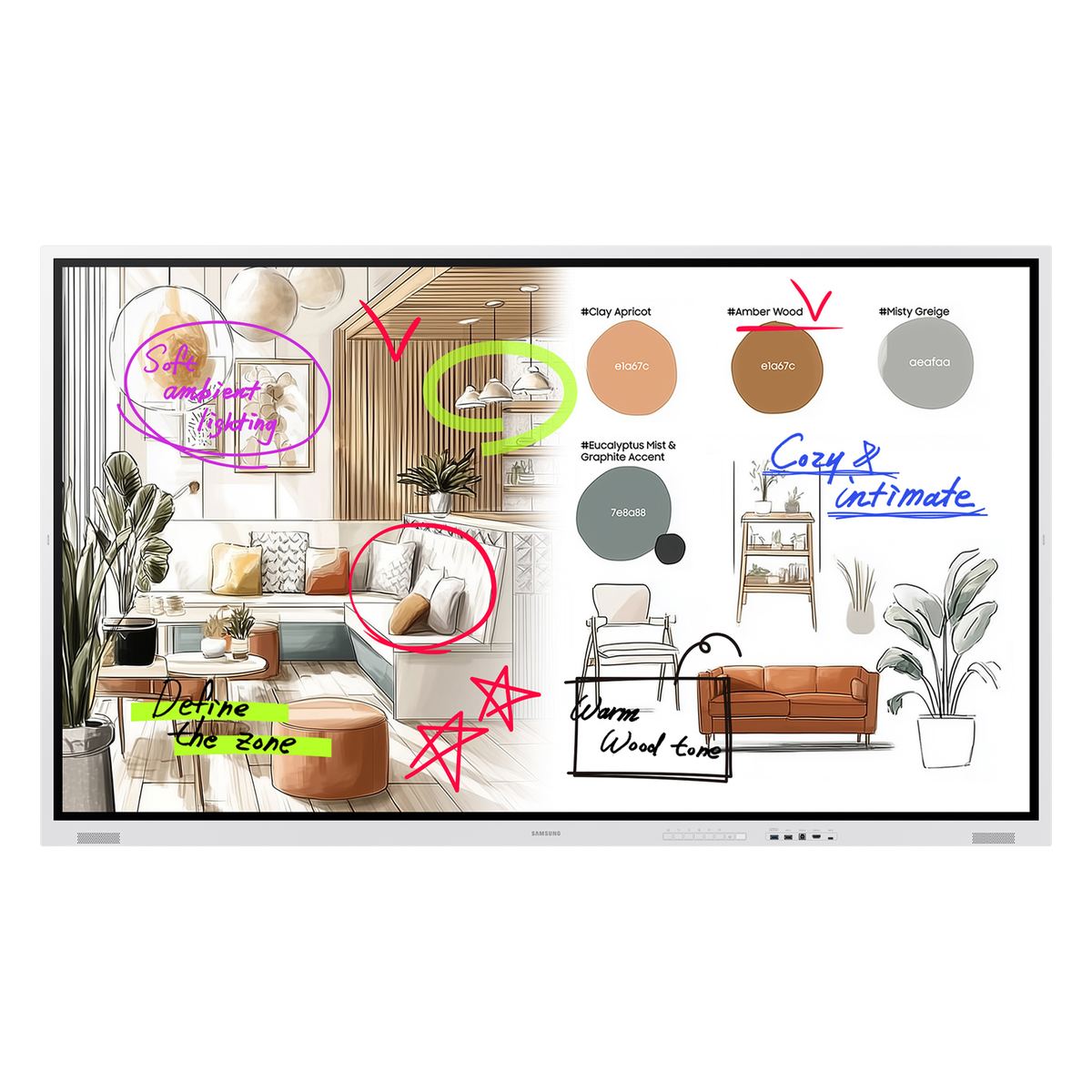 Samsung Interactive Flat Panel WMF-X Series